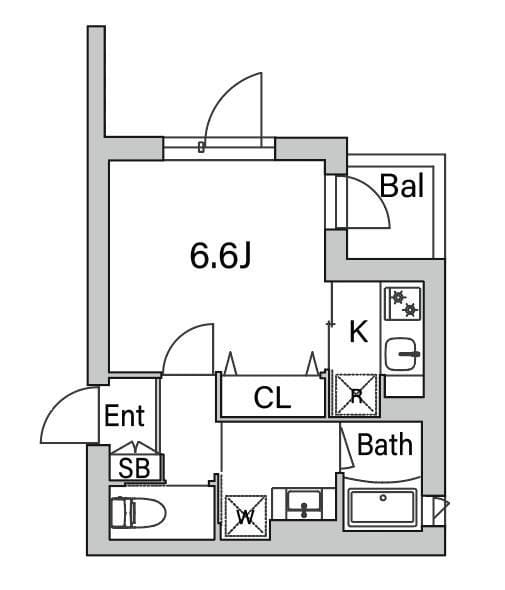 GranDuo経堂14 108 間取り図
