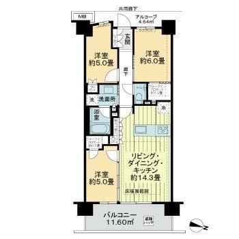 ジオ板橋大山 0828 間取り図