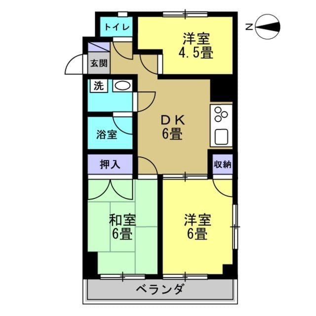 リアライズ葛西Ⅱ 703 間取り図