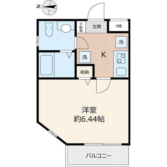 ピアコートTM大山参番館 102 間取り図