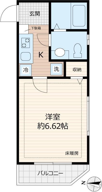 ピアコートTM大山参番館 403 間取り図
