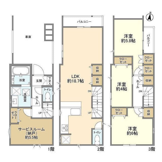 Kolet行徳西#05 24万円/入力なし/なし 間取り図