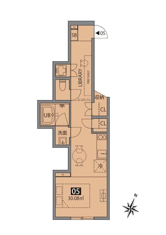 駒込テラス 05 間取り図