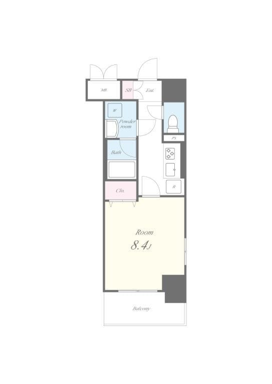 VOLGA BLDG アドグリシーヌ 竜泉 0503