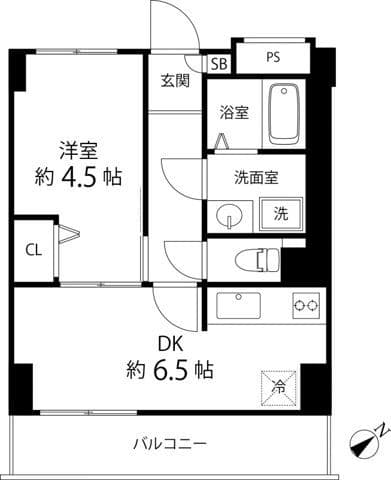 Jパレス桜台 702 間取り図
