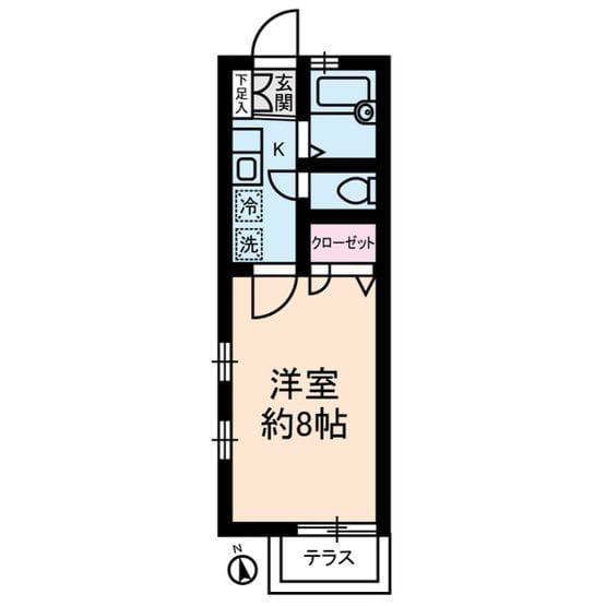 ベルクハイム 0101 間取り図