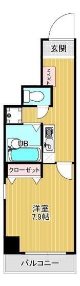 フェルマータ住吉 501 間取り図