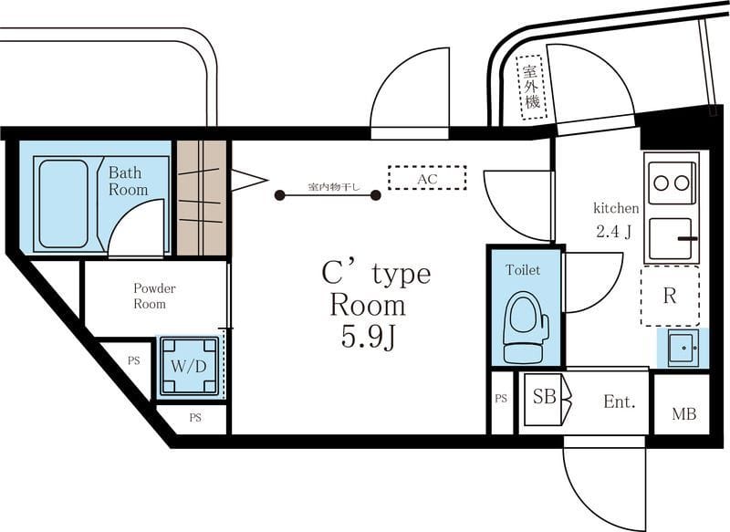 アイディ御殿山ヒルズファースト 507