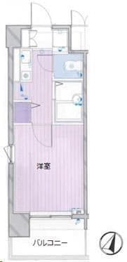 菱和パレス護国寺 404 間取り図