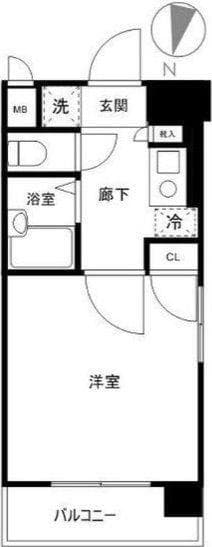 菱和パレス護国寺 601 間取り図