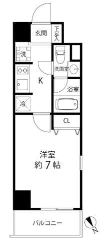 T’s gardenセンター南 501 間取り図