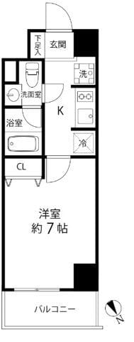 T’s gardenセンター南 805 間取り図