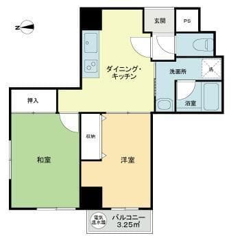 ライオンズマンション小石川第3 0202 間取り図