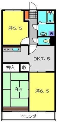 ファミールKOWA 102 間取り図