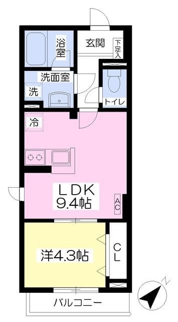 HALE MALIE(ハレ マーリエ) 205 間取り図