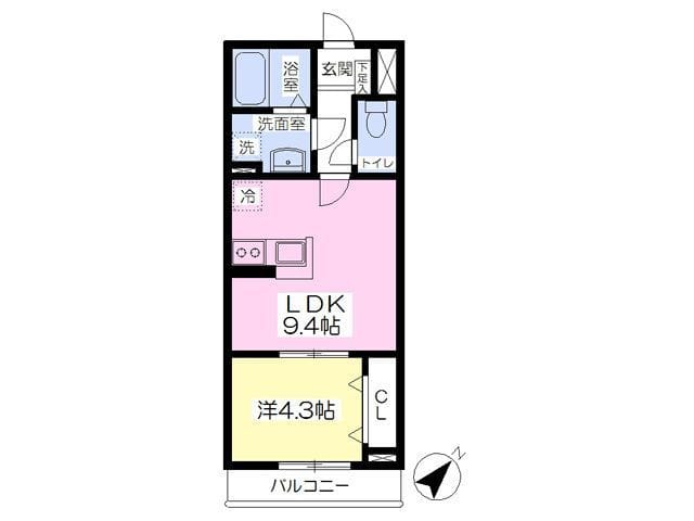 HALE MALIE(ハレ マーリエ) 302 間取り図