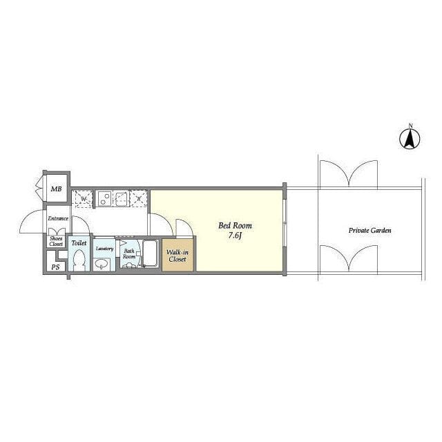 ラティエラ都立大学 103 間取り図