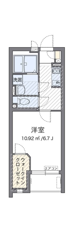 ミランダエレガンスⅡ 102 間取り図