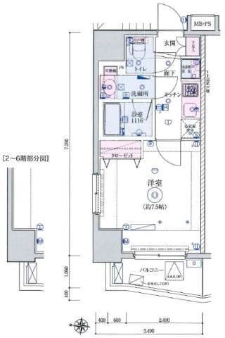 リヴシティ田町 502
