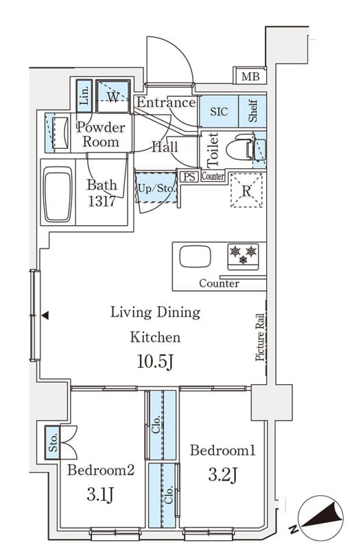 アジールコート山手動坂 701