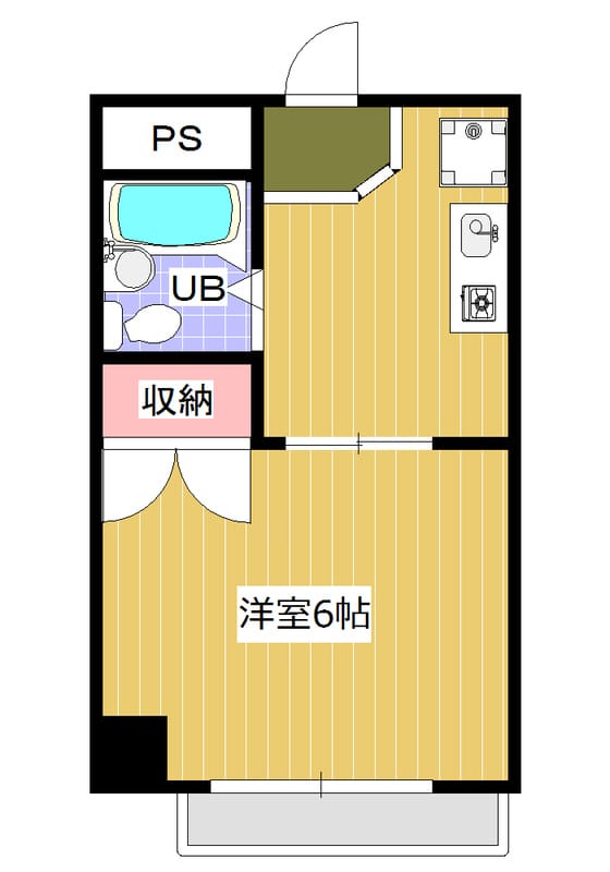アーバンハイツ柴田 203 間取り図