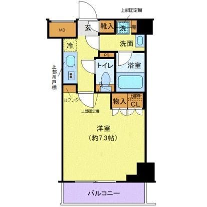 クレヴィスタ大島Ⅰ 606 間取り図
