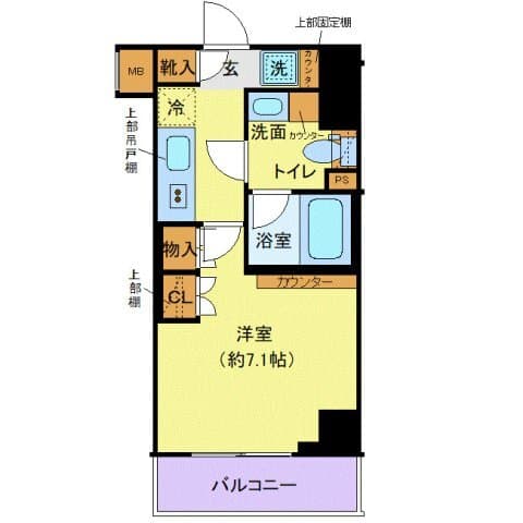 クレヴィスタ大島Ⅰ 702 間取り図