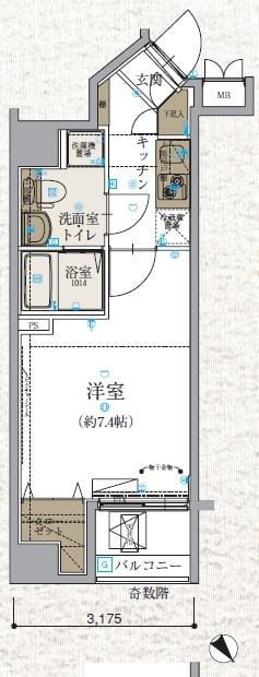 リヴシティ文京春日 402