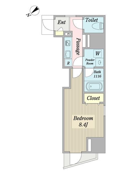 B.Cause Residence 0603 間取り図