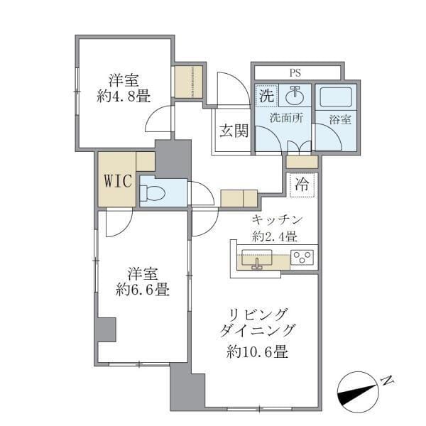KDXレジデンス秋葉原 102 間取り図