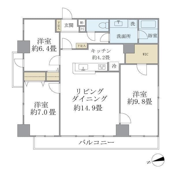 KDXレジデンス秋葉原 901 間取り図