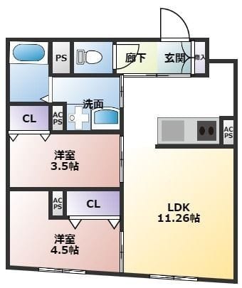 CENTRAL GARDEN RESIDENCE TOKYO 102 間取り図