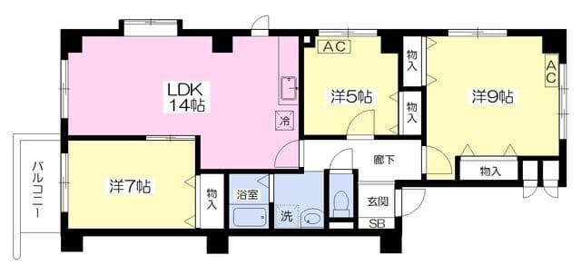 ヴィラ・エスペランサ 503 間取り図