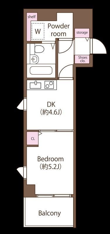 サンライズ浅草 11F 間取り図