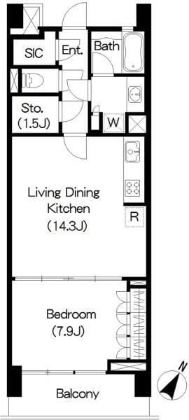 Brillia ist 三軒茶屋 ブラッサムテラス 902