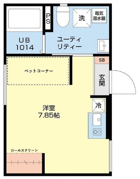 グレースアレイ池上 202 間取り図