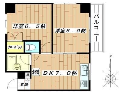 ラミアカーザナカノ 301 間取り図