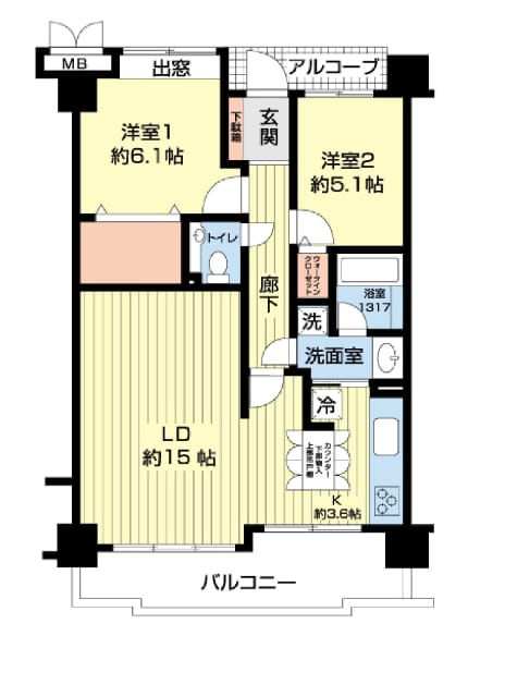 ヴェルビュ錦糸町 602