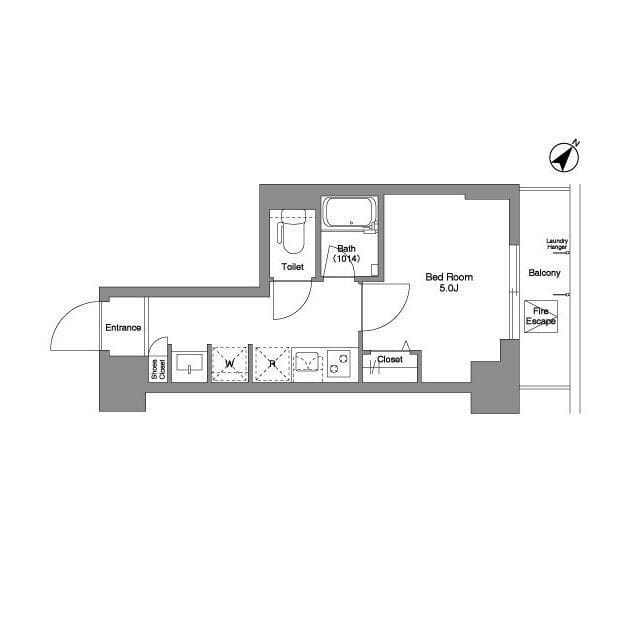 BPRレジデンス行徳 603 間取り図