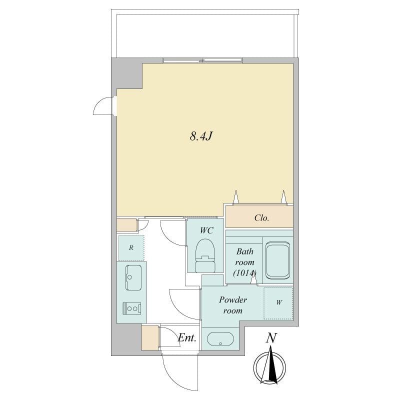 プライマル武蔵関 0326 間取り図