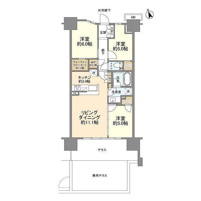 ザ・ガーデンズ大田多摩川 110