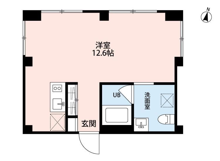 SOLUM世田谷砧 303 間取り図
