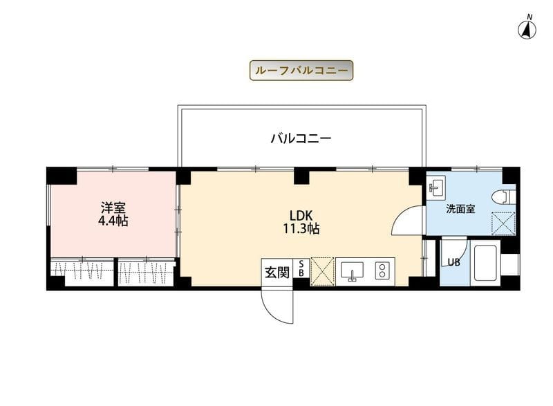 SOLUM世田谷砧 502 間取り図