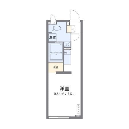 アルク西小山 202 間取り図