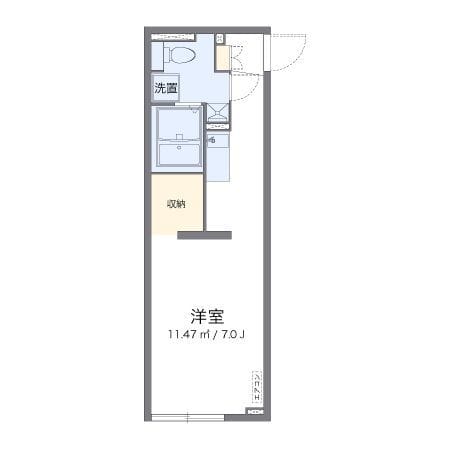 アルク西小山 204 間取り図