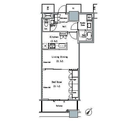 THE TOKYO TOWERS MIDTOWER 1204