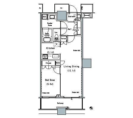 THE TOKYO TOWERS MIDTOWER 1432