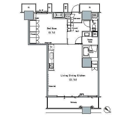THE TOKYO TOWERS MIDTOWER 724