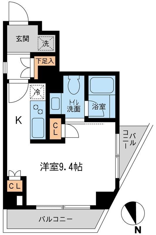レジデンス雪谷大塚 0514 間取り図