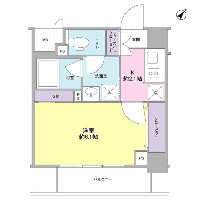 スタイリオ中延駅前 403 間取り図